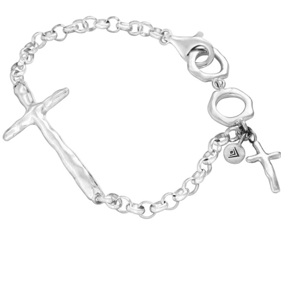 Silpada Jewelry - Silpada ‘In Good Faith’ Organic Cross in Sterling Silver NWT in pouch and box